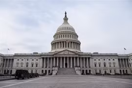 Tòa nhà Quốc hội Mỹ tại Washington, DC. (Ảnh: AFP/TTXVN)