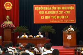 Quang cảnh kỳ họp. (Ảnh: Công Thử/TTXVN)