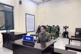 Bị cáo Hiệp "khùng" tại phiên tòa xét xử ngày 1/12/2022. (Ảnh: Kim Anh/TTXVN)