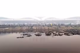 Một góc đảo Kalimantan, nơi được chọn để xây dựng thủ đô mới của Indonesia. (Ảnh: AFP/TTXVN)