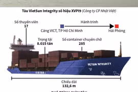 Toàn cảnh vụ chìm tàu chở gần 300 container trên sông Lòng Tàu