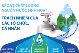 Bảo vệ nguồn nước sinh hoạt: Trách nhiệm của các tổ chức, cá nhân