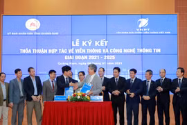 Quảng Nam tiếp tục chọn VNPT làm đối tác phát triển viễn thông-công nghệ thông tin giai đoạn 2021-2025. (Ảnh: Vietnam+)