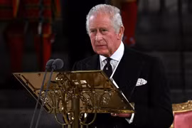 Nhà vua Anh Charles III. (Ảnh: AFP/TTXVN)