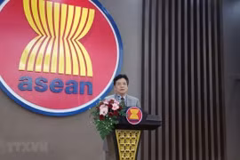 Đại sứ Trung Quốc tại ASEAN Đặng Tích Quân. (Ảnh: TTXVN phát) 