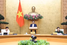 Hình ảnh phiên họp Chính phủ chuyên đề về xây dựng pháp luật tháng Tư