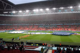 Sân vận động Wembley ở thủ đô London. (Nguồn: AFP/TTXVN) 