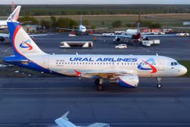 25 máy bay Airbus A320, A321 và A330 do các hãng hàng không Nga gồm Ural Airlines, S7 Airlines, Red Wings, Yamal Airlines, Nordwind và I-Fly vận hành đã bị đưa vào danh sách trừng phạt. (Nguồn: Ural Airlines) 