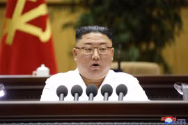 Nhà lãnh đạo Kim Jong-un. (Ảnh: Yonhap/TTXVN) 