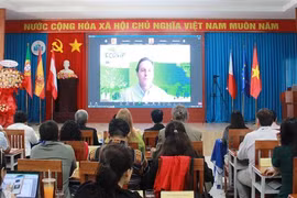 Quang cảnh lễ công bố. (Ảnh: Phan Sáu/TTXVN)