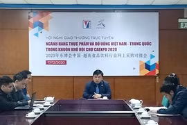 Ông Lê Hoàng Tài, Phó Cục trưởng Cục Xúc tiến thương mại, phát biểu tại hội nghị. (Nguồn: Bộ Công Thương) 