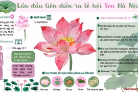 Lần đầu tiên diễn ra Lễ hội Sen Hà Nội
