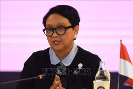 Ngoại trưởng Indonesia Retno Marsudi. (Ảnh: AFP/TTXVN) 