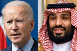 Thái tử Saudi Arabia Mohamed bin Salman (phải) và Tổng thống Mỹ Joe Biden. (Nguồn: atalayar.com) 