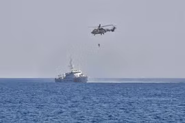Binh sỹ Thổ Nhĩ Kỳ tham gia cuộc tập trận trên Địa Trung Hải ngày 6/9/2020. (Nguồn: AFP/TTXVN) 