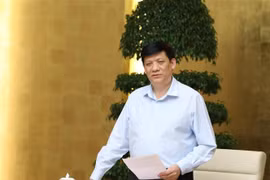 Quyền Bộ trưởng Bộ Y tế Nguyễn Thanh Long. (Ảnh: Văn Điệp/TTXVN) 