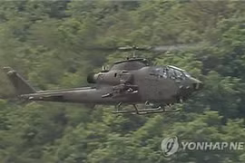 Một trực thăng quân sự của Hàn Quốc. (Nguồn: Yonhap)