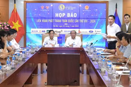 Toàn cảnh buổi họp báo. (Nguồn: VOV)
