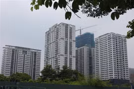 Một khu chung cư ở Hà Nội. (Ảnh: Minh Nghĩa/TTXVN)