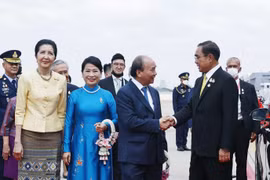 Hình ảnh Chủ tịch nước bắt đầu chuyến thăm chính thức Thái Lan
