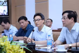 Phó Thủ tướng Vũ Đức Đam, Trưởng Ban Chỉ đạo Quốc gia phòng, chống dịch bệnh COVID-19.. (Ảnh: Danh Lam/TTXVN) 