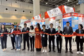 Gian hàng của Việt Nam tại Triển lãm M-Tech Osaka 2022.(Nguồn: Bộ Công Thương) 