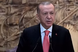 Tổng thống Thổ Nhĩ Kỳ Recep Tayyip Erdogan. (Ảnh: AFP/TTXVN)