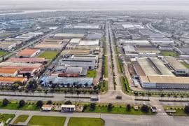 Toàn cảnh Khu công nghiệp Thăng Long Hà Nội. (Ảnh: Danh Lam/TTXVN) 
