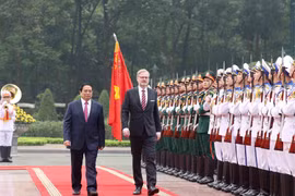 Thủ tướng Phạm Minh Chính chủ trì Lễ đón Thủ tướng Cộng hòa Séc