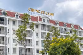 Dự án nhà ở Chung cư Cadif tại phường Hưng Phú (quận Cái Răng) được xác định Sở Tài nguyên và Môi trường tham mưu cho thuê, chuyển mục đích không phù hợp với kế hoạch sử dụng đất hàng năm của cấp huyện tại thời điểm cho thuê, chuyển mục đích sử dụng đất. (Ảnh: Thanh Liêm/TTXVN)