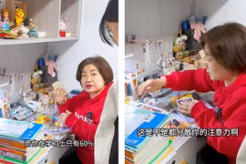 Bà Zhao Juying trong một clip của mình. (Nguồn: Weibo)