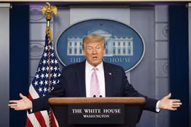 Tổng thống Mỹ Donald Trump. (Nguồn: AFP/TTXVN) 