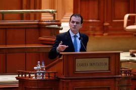 Thủ tướng Romania Ludovic Orban. (Nguồn: THX/TTXVN) 