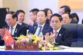 Thủ tướng Phạm Minh Chính tham dự Hội nghị CLMV lần thứ 11. (Ảnh: Dương Giang-TTXVN)