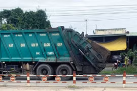 Hiện trường vụ tai nạn. (Nguồn: Báo Giao thông)
