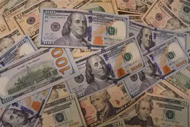 Đồng USD tại Washington, DC. (Ảnh: THX/TTXVN)