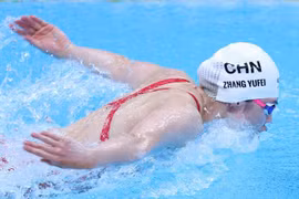Kình ngư Trung Quốc Zhang Yufei. (Nguồn: THX/TTXVN) 