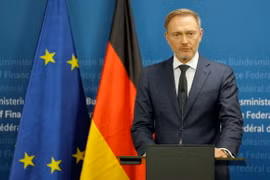 Bộ trưởng Tài chính Đức Christian Lindner. (Ảnh: AFP/TTXVN)