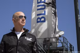 Tỷ phú Jeff Bezos sẽ du hành không gian vào ngày 20/7. (Nguồn: Blue Origin) 