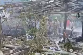 Vụ nổ xảy ra tại khu vực Egra, thuộc huyện Đông Medinipur, cách thủ phủ Kolkata của bang Tây Bengal khoảng 130km. (Nguồn: ANI)