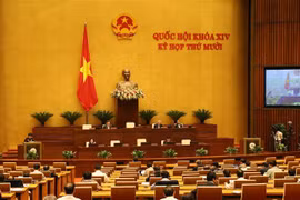Toàn cảnh phiên họp sáng 23/10. (Ảnh: Trọng Đức/TTXVN) 