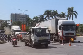 Hiện trường vụ tai nạn. (Nguồn: Báo Lao động)