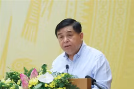 Bộ trưởng Bộ Kế hoạch và Đầu tư Nguyễn Chí Dũng phát biểu. (Ảnh: Thống Nhất/TTXVN) 