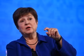 Tổng giám đốc IMF Kristalina Georgieva. (Ảnh: AFP/TTXVN)