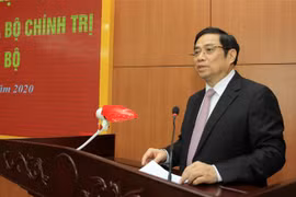 Đồng chí Phạm Minh Chính, Ủy viên Bộ Chính trị, Bí thư Trung ương Đảng, Trưởng Ban Tổ chức Trung ương. (Ảnh: Thế Duyệt/TTXVN) 