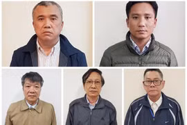 Một số bị cáo trong vụ án. (Nguồn: cand) 