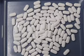 Thuốc Hydroxychloroquine. (Nguồn: AFP/TTXVN) 