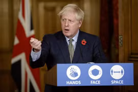 Thủ tướng Anh Boris Johnson. (Nguồn: AFP/TTXVN) 
