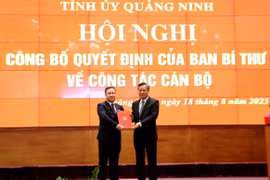 Ông Đặng Xuân Phương giữ chức vụ Phó Bí thư Tỉnh ủy Quảng Ninh