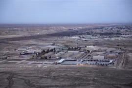 Căn cứ không quân Ain al-Asad ở miền Tây Iraq ngày 29/12/2019. (Nguồn: AP/TTXVN) 